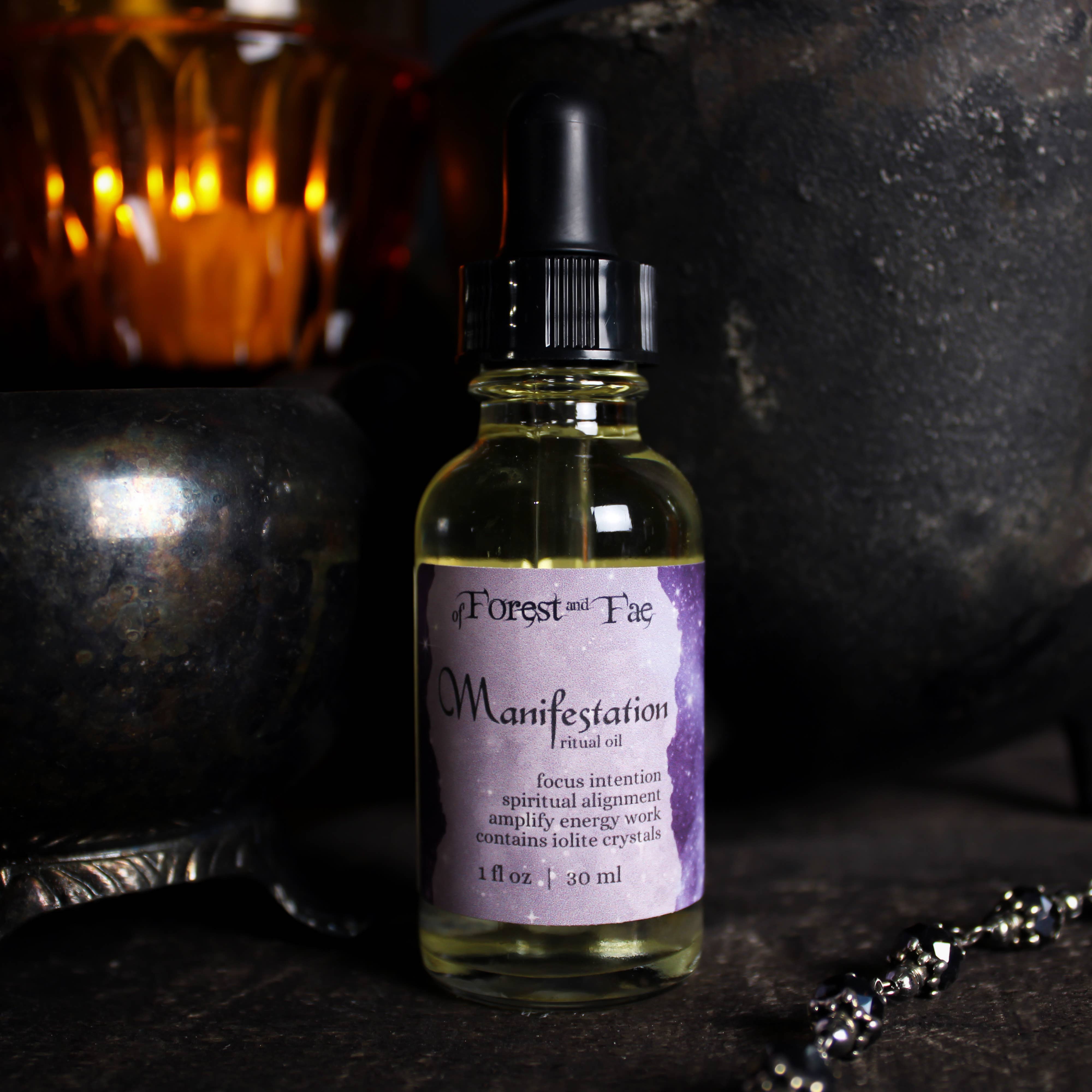 of Forest and Fae - Wholesale Meditation supplies - Manifestation Ritual Oil • Altar Oil for Intention Setting4