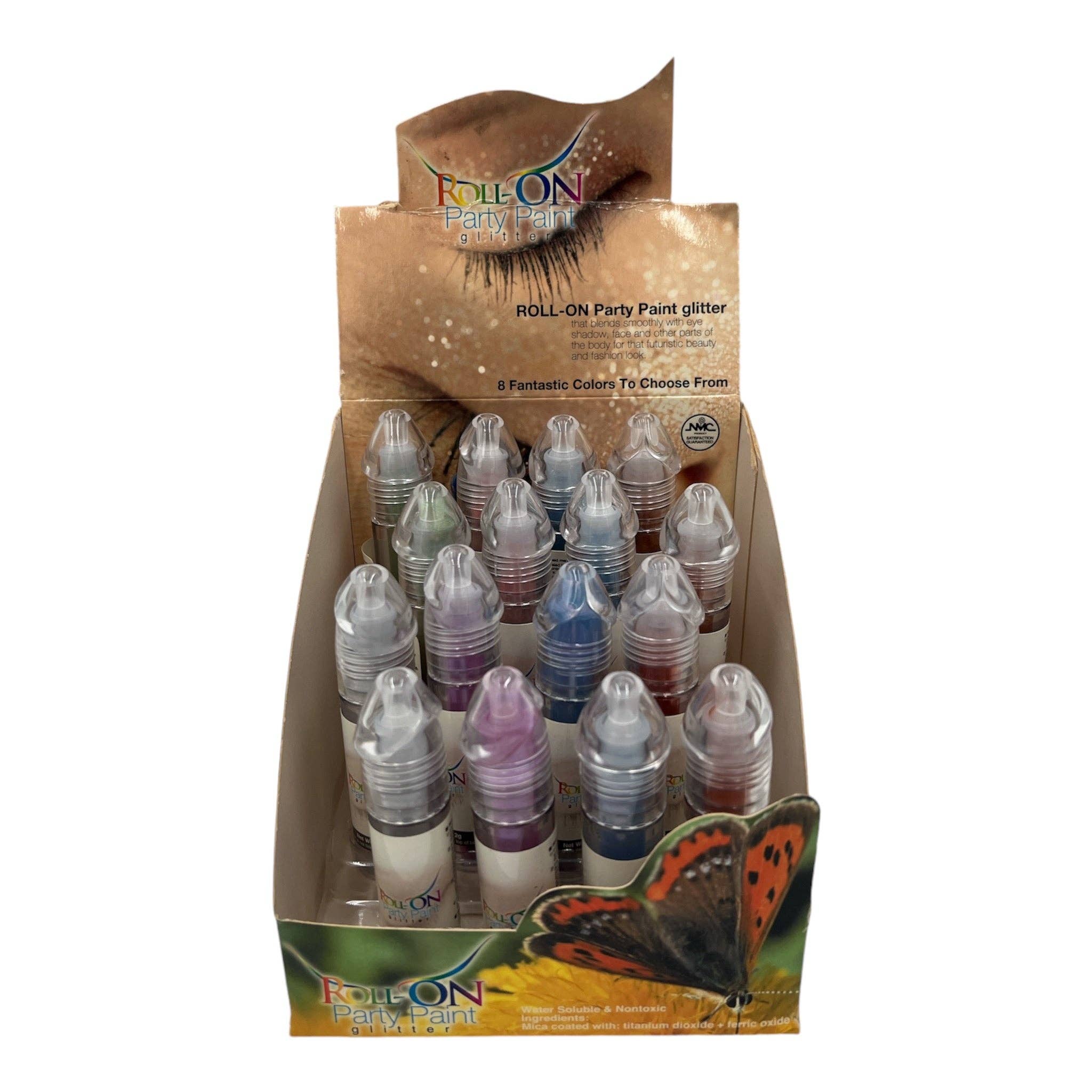 Kinky Pleasure - Wholesale Body Glitter/Shimmer - Trendy Deals - TD2N305 - Roll On Party Paint Glitter Makeup0