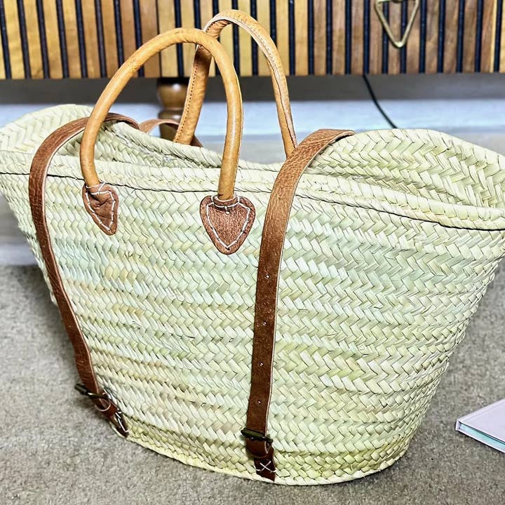 Twins Basket – Saco de praia por atacado – Saco de Palha Feito à Mão – Cesta de Verão Fofa, Saco de Praia5