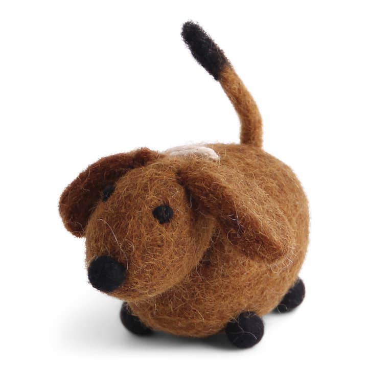 Gry and Sif - Wholesale Decorative Tabletop Object - Dog Brown