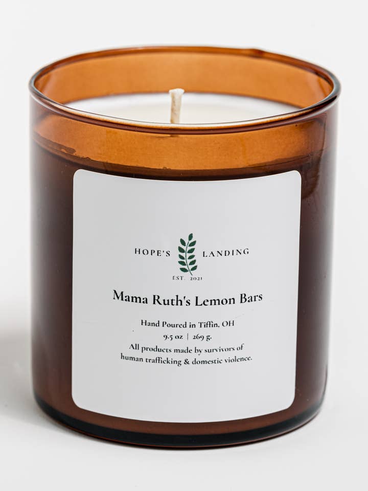 Mama Ruths Citronbarer Stearinlys for engroshandel hos Hope's Landing