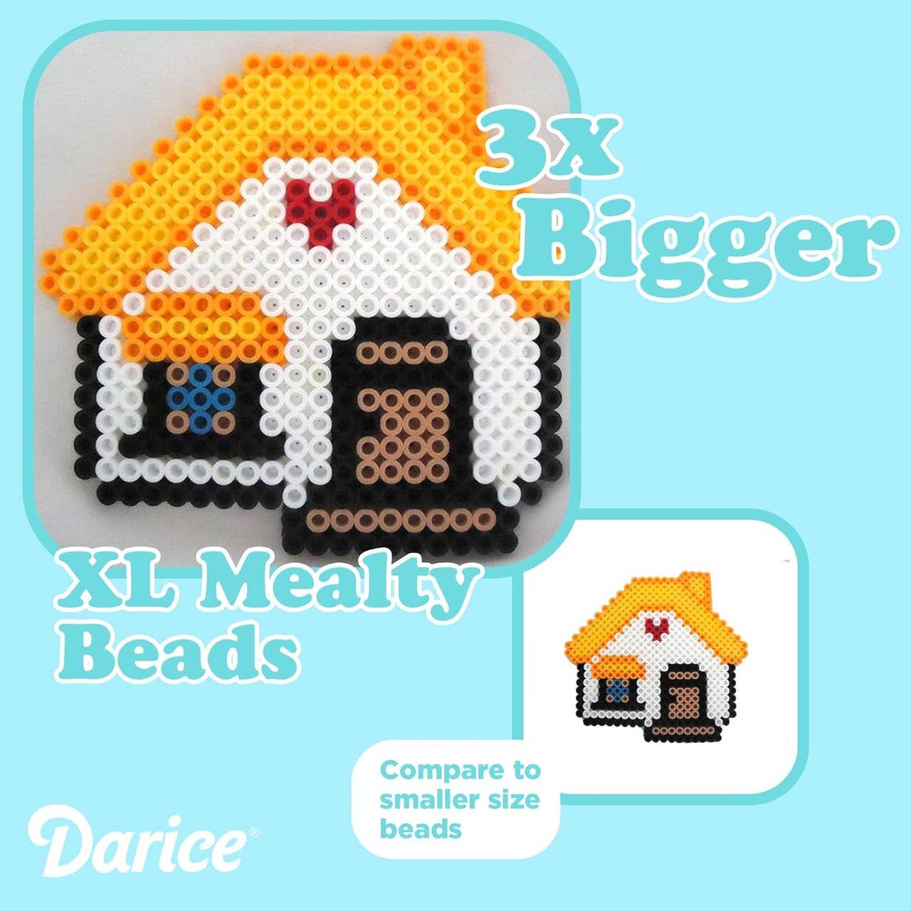 The Toy Group - Wholesale DIY Craft Kit - Darice Fuse Beads Kit- 7200 Piece set3