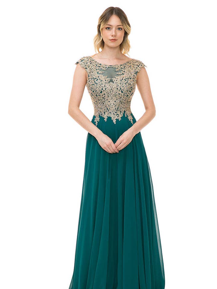 Moderne jurk voor moeder van de bruid - LN8123 voor wholesale door LA Merchandise