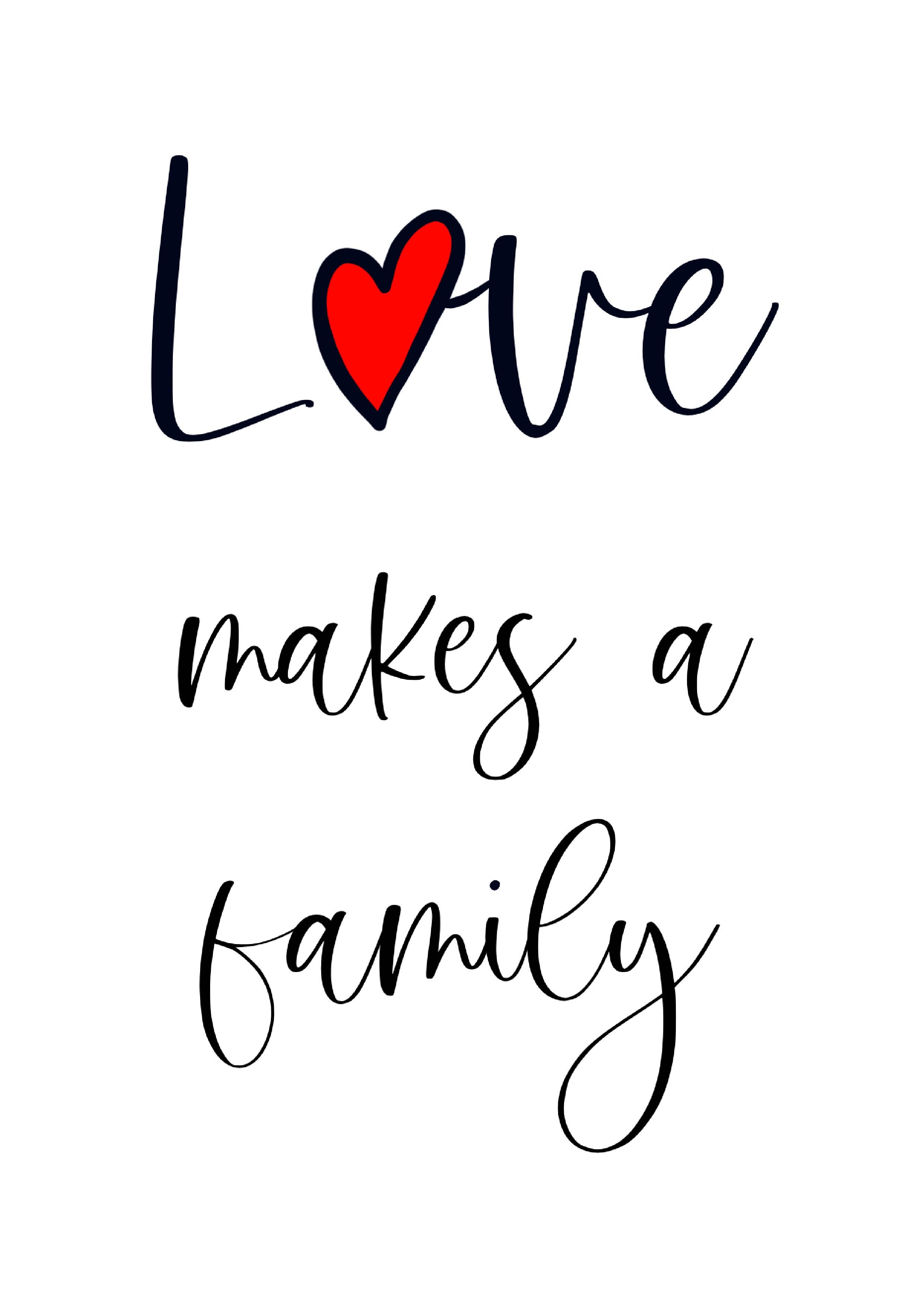 Paperleaf Studios - Wholesale Baby Card - Adoption Card: 'Love Makes A Family'6