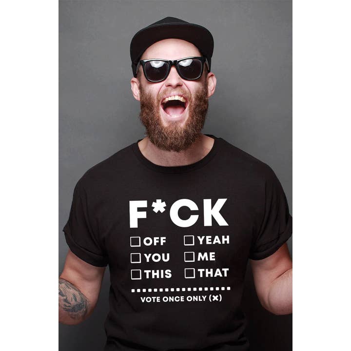 F*CK CHECKLIST. PB-1367 voor wholesale door Polar bee