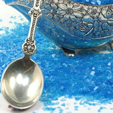 Blue Sparkly German Glass Glitter - Real Super Shard Glitter for wholesale on Faire7