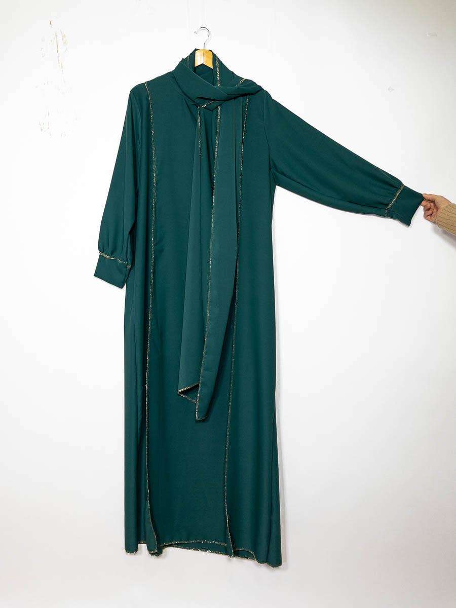 IDEAL OUTFIT - Wholesale Kaftan - Women's - Medina silk abaya ref:2369pk0