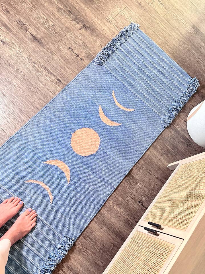 Tapis de yoga ayurvédique Super Lune Rose pour la vente par Bennd