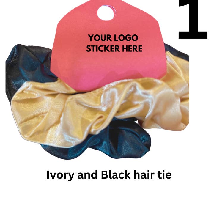 shirt shack design corporation - Wholesale Scrunchie - Women's - 2 pack Scrunchie hair tie ready to display