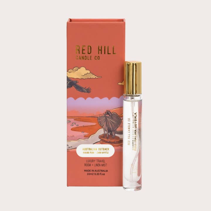 Australian Outback Luxury Travel Room Mist & Linen Spray for wholesale by Red Hill Candle Co.