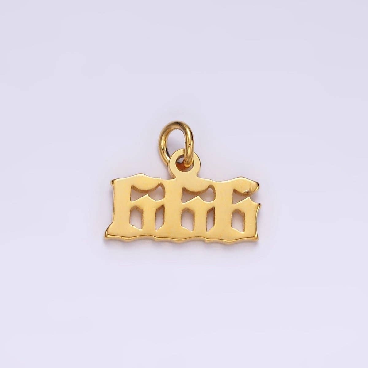 Aim Eternal - Wholesale Individual Charm/Pendant - 24K Gold Filled Angel Number Numerology Minimalist Mini Charm | AG606 - AG6105