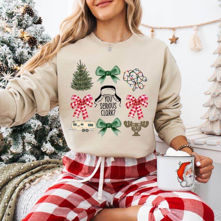 Griswold coquette crewneck sweatshirt for wholesale by Hello Delilah