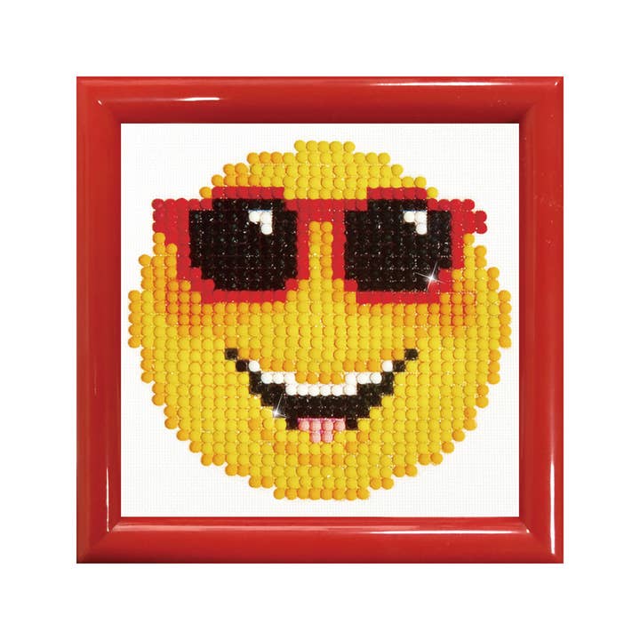 Framed - Smiling Face for wholesale by DIAMOND DOTZ®