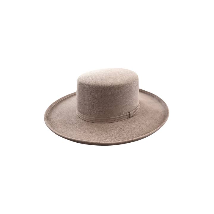 The Modern Cactus Co - Wholesale Boater Hat - Unisex - Vegan Pencil Curl Stiff Brim Boater Hats