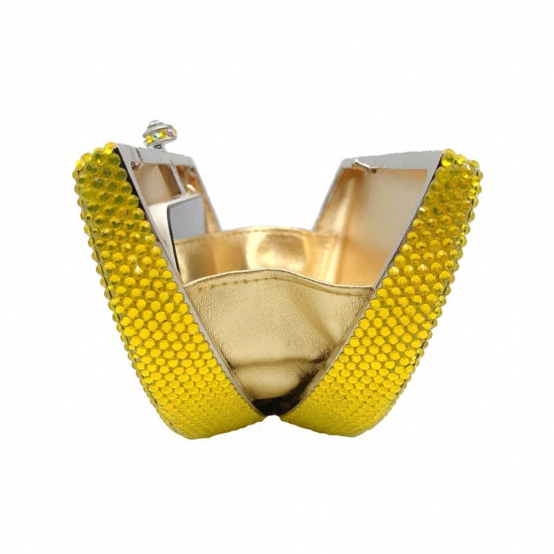 Blue Lemon Rhinestone Evenning Bag HB1664 for wholesale on Faire11