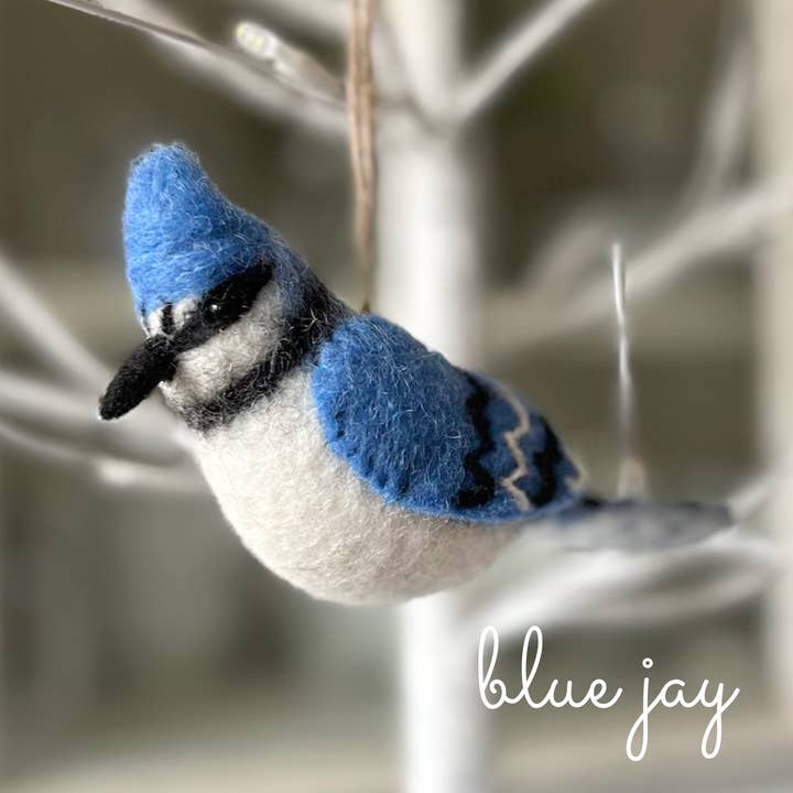 Sheep Farm Felt - Wholesale Ornament Set - Felt Bird Ornaments