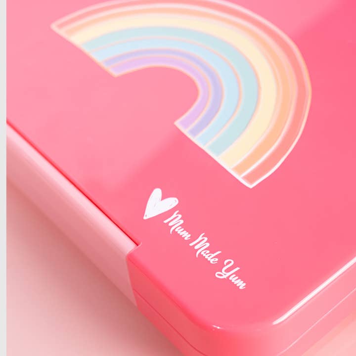 Mum Made Yum - Wholesale Lunch Bag/Box - Kids - Bento Lunchbox (Large) - Sparkle Rainbow 2.0