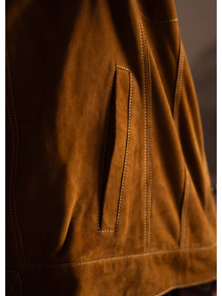 Iron & Resin - Vente Veste – homme - Veste en daim de chèvre Highwayman9