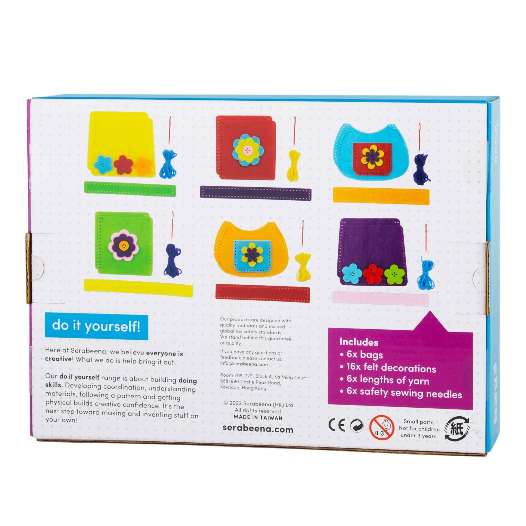 Serabeena - Wholesale DIY Craft Kit - Kids - Sew Your Own Bags – Sewing Craft Kit for Kids14