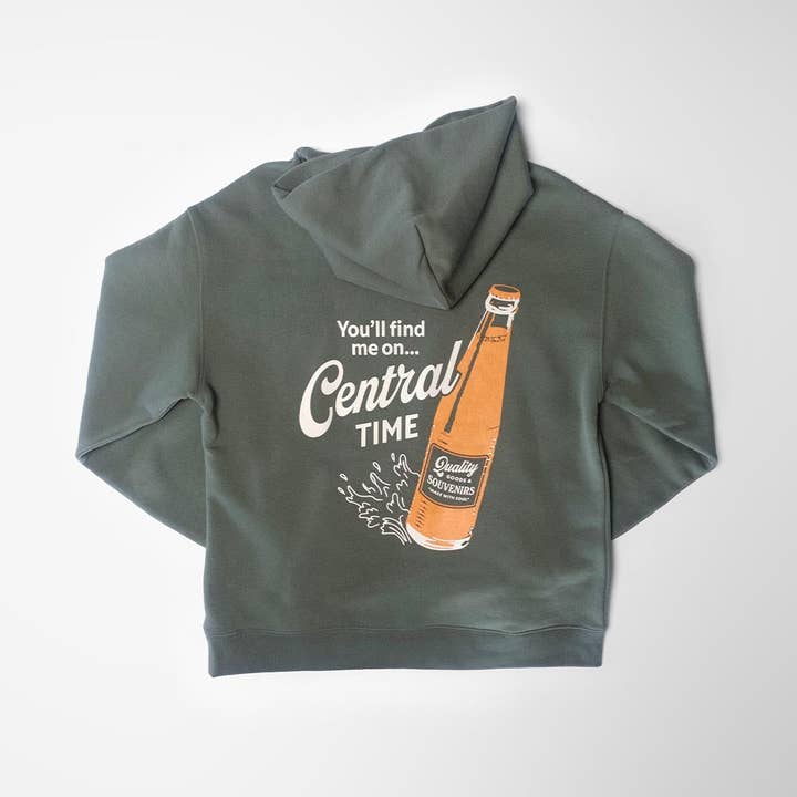 The Orange Soda Hoodie - Sea Pine for wholesale by Giltee