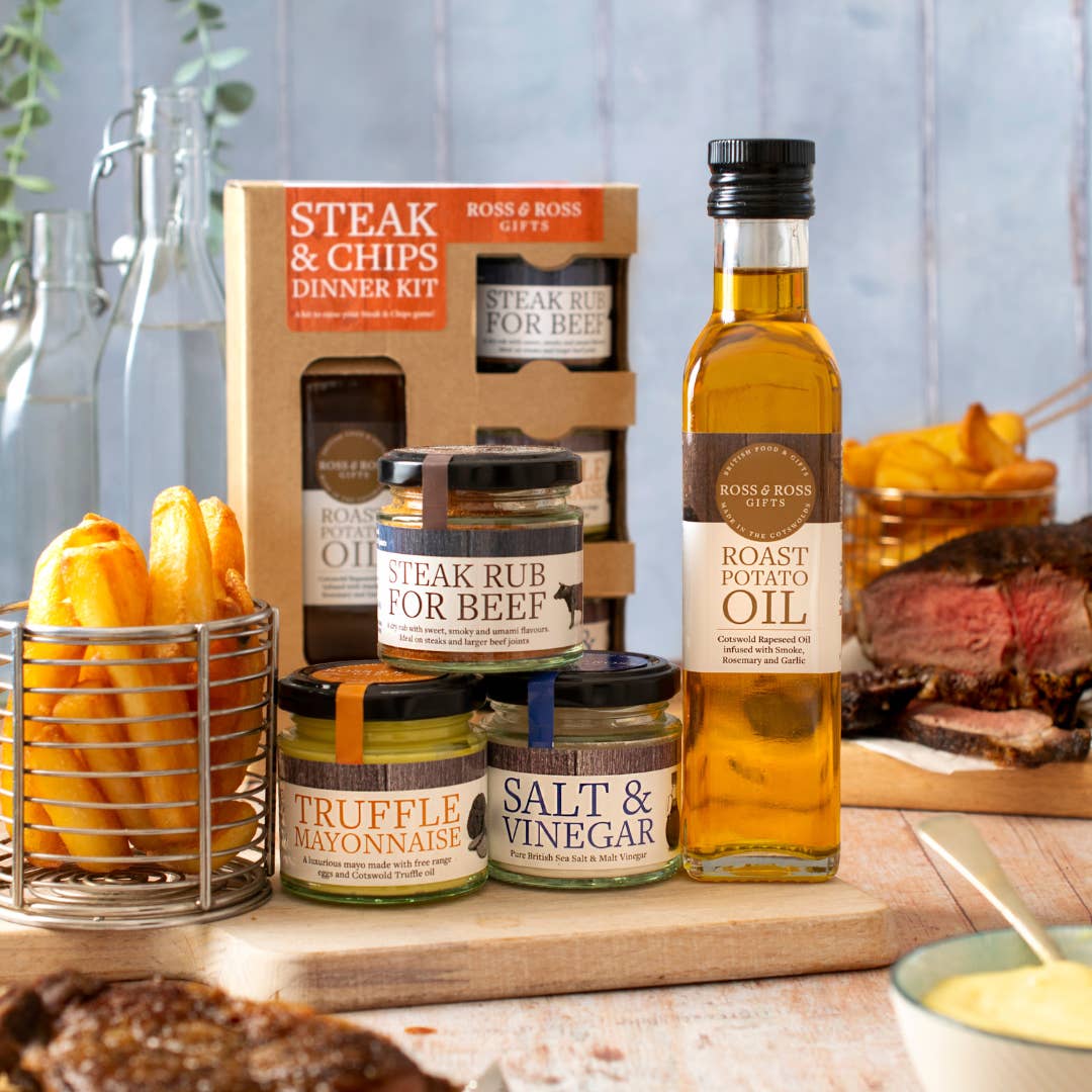 Ross & Ross Gifts – Großhandel BBQ-Rub – Steak und Pommes-Set