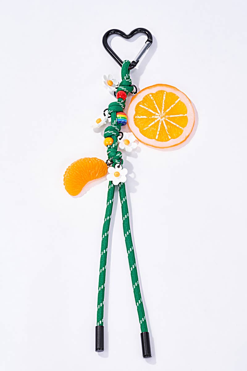 Orange Grigri accessoires de sac et porte-clé Agrumes PC46 en vente sur Faire0