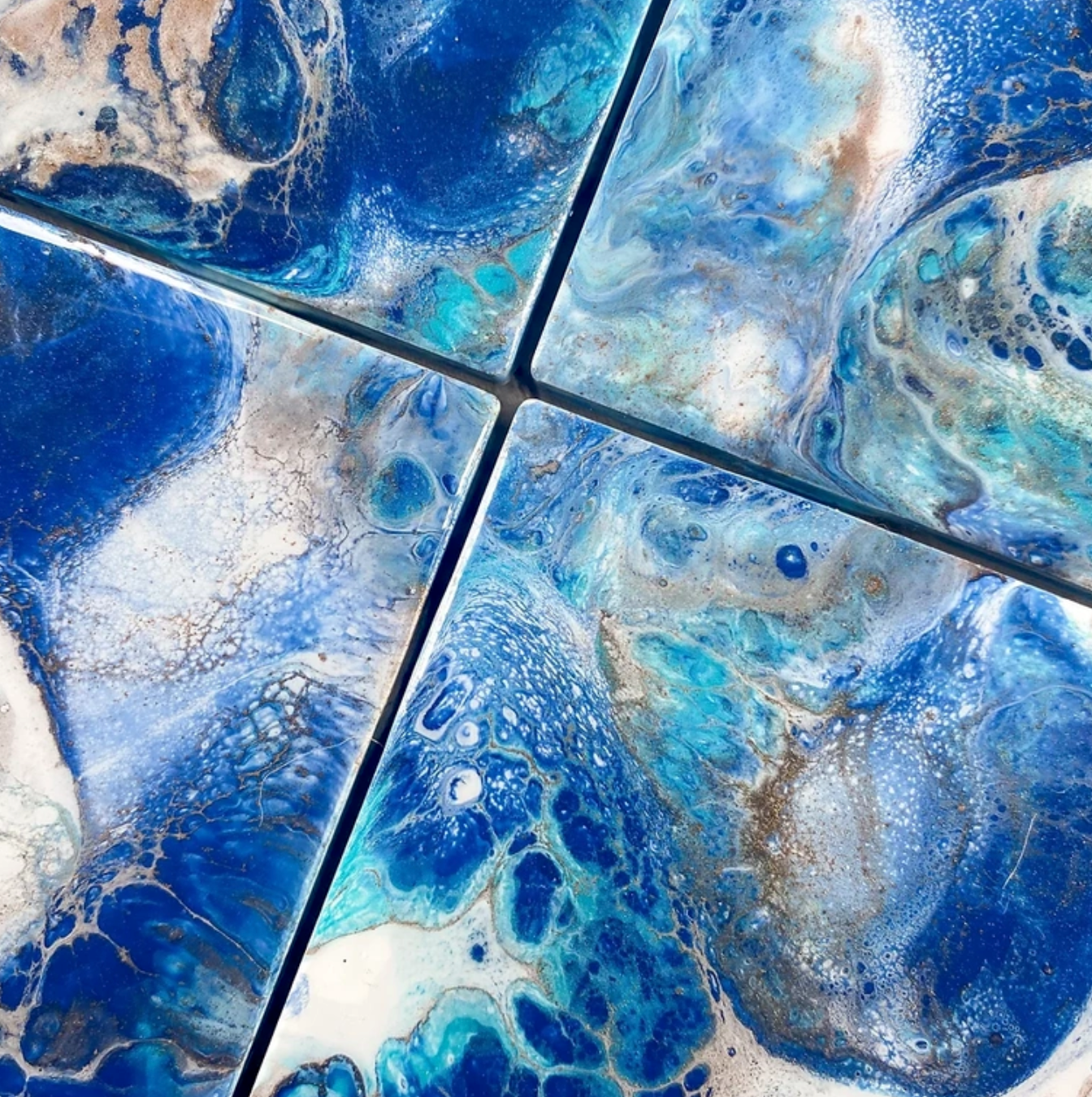 Coastal Coasters - Wholesale Coasters - Seaside Vibes | Handmade Drink Coaster Set3