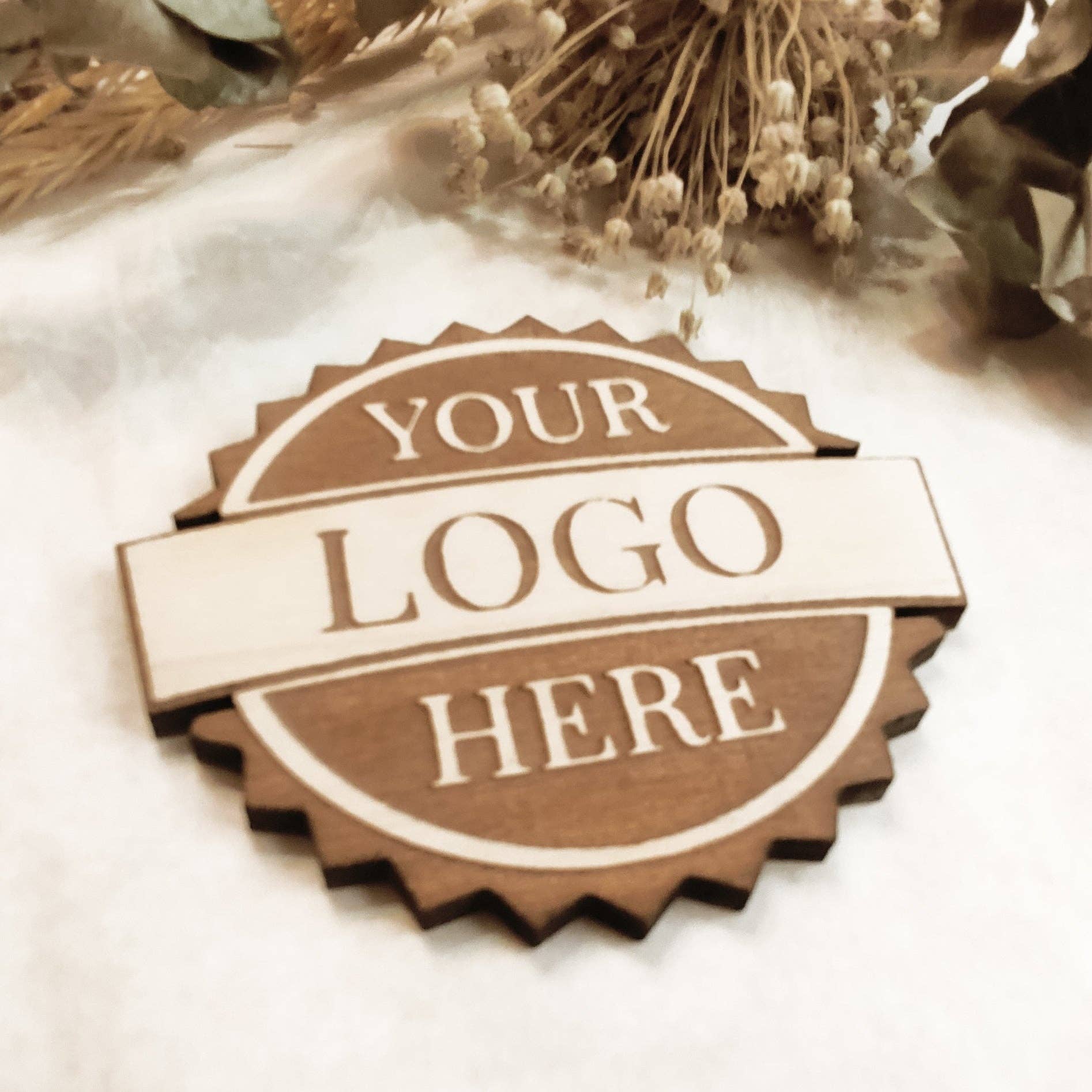 Studio Rima – wholesale Coasters – Custom Wood Coasters - Any Logo, Text or Image - Free Design1