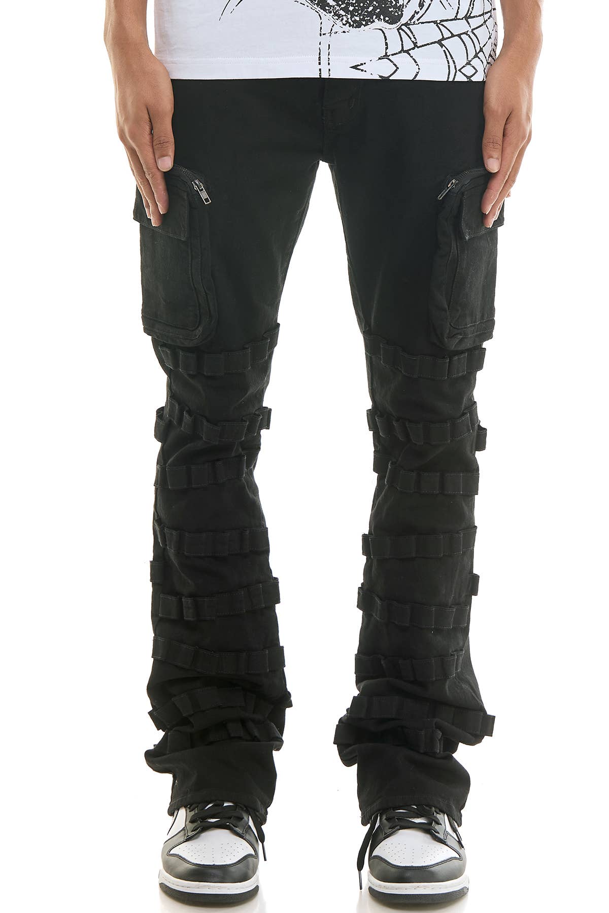 Wholesale STRAP FLARE JEANS for your store - Faire Canada