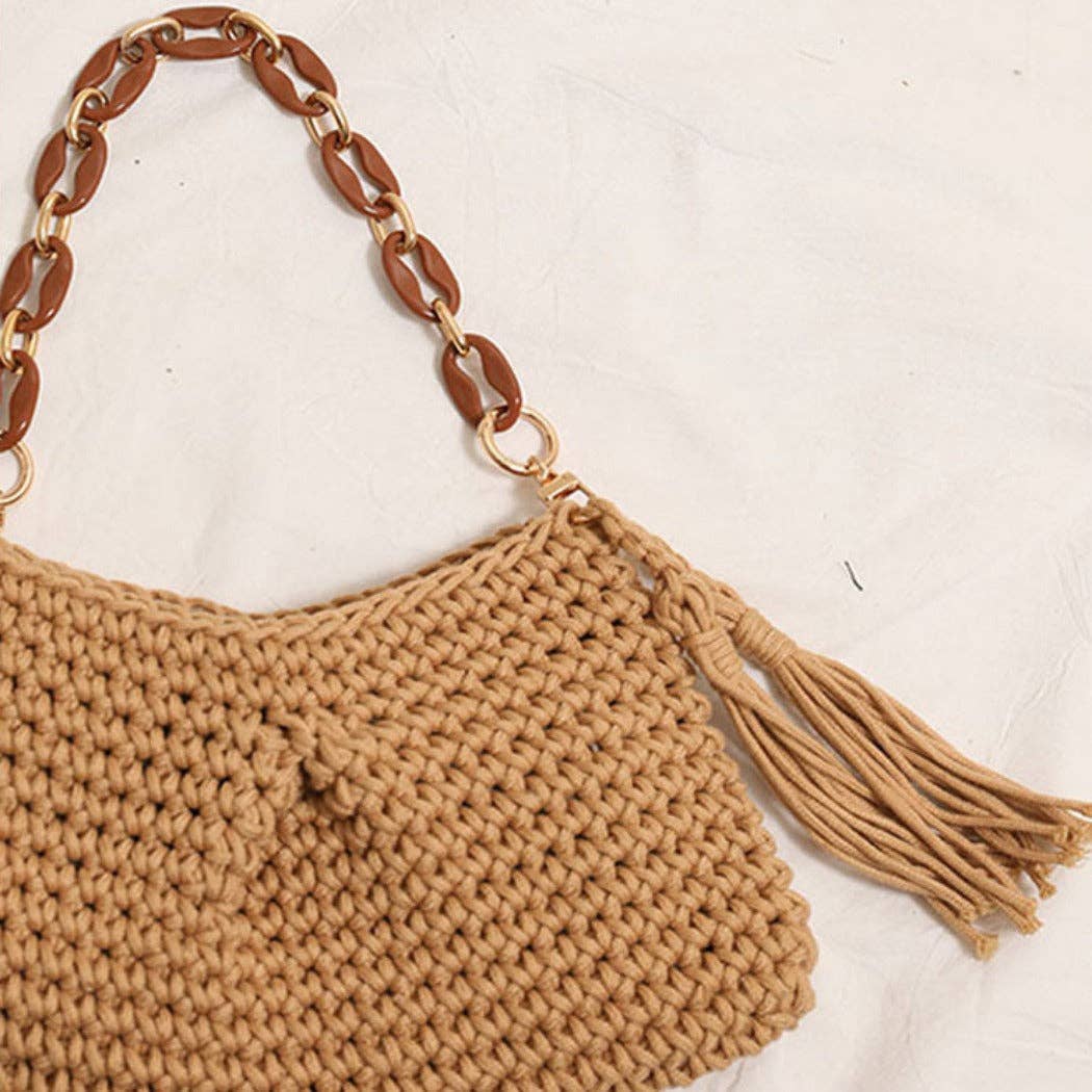 Funkyrel® Atzbranding Limited - Wholesale Crossbody Bag - Women's - Cosbai - Classic Soft Crochet Sling Bag - Color Available9