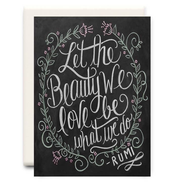 Rumi Quote | Everyday Greeting Card for wholesale by Inkwell Cards