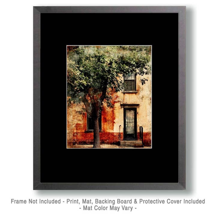 Mowbi - Vendita all'ingrosso Stampa artistica - Vintage Architecture Prints #11 - Stampa artistica da parete 20,3 x 25,4 cm per cornice da 27,9 x 35,6 cm