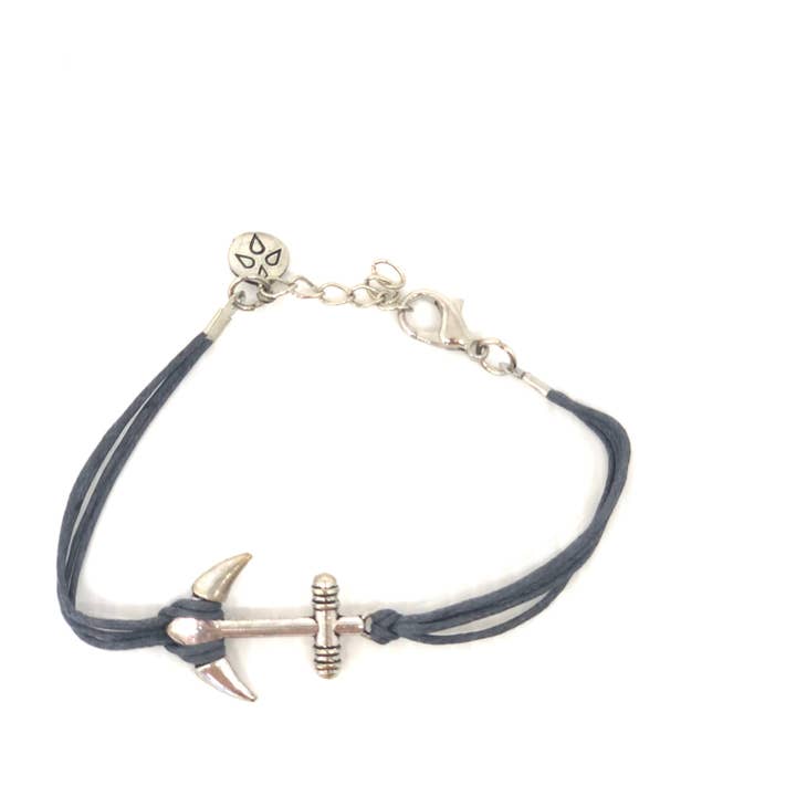 pulsera ancla, gris para venta al por mayor de LINDA HERING
