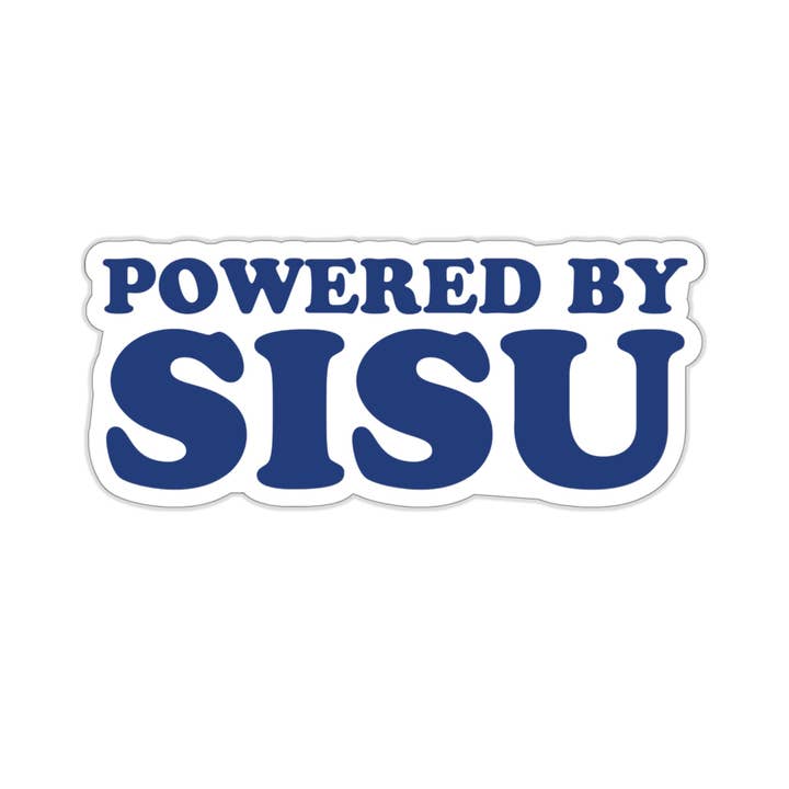 Scandinavian Design Studio - Wholesale Sticker - Powered By Sisu Finnish Sticker