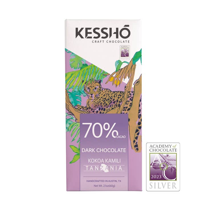70% Dark Chocolate Bar – Single Origin for wholesale by KESSHŌ