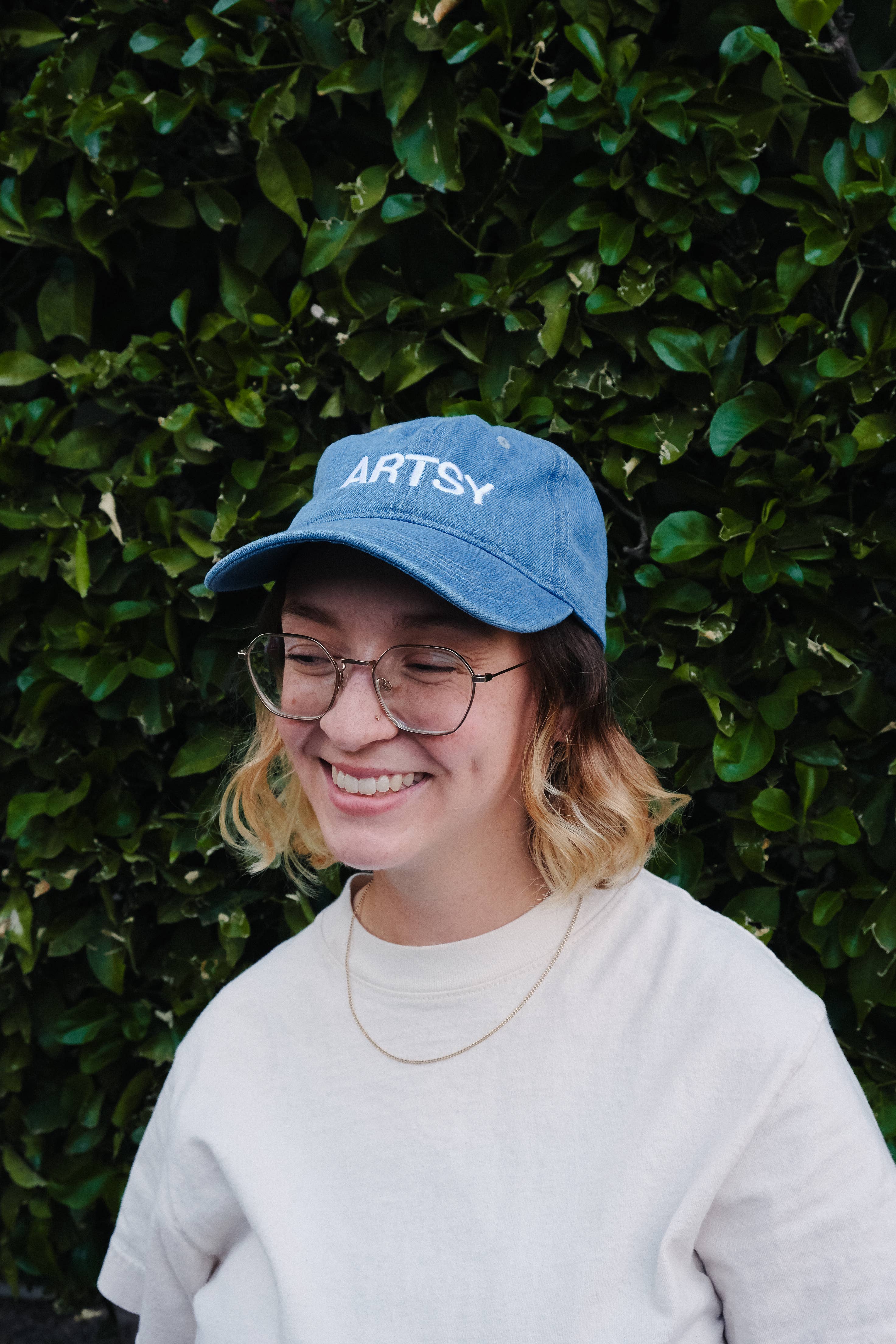 Gab Art & Design - Wholesale Baseball Cap - Unisex - artsy embroidered denim hat1