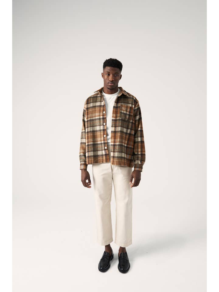 Rode To No Wear - Wholesale Shirt Jacket/Shacket - Men’s - The Flannel Jacket / Brown5