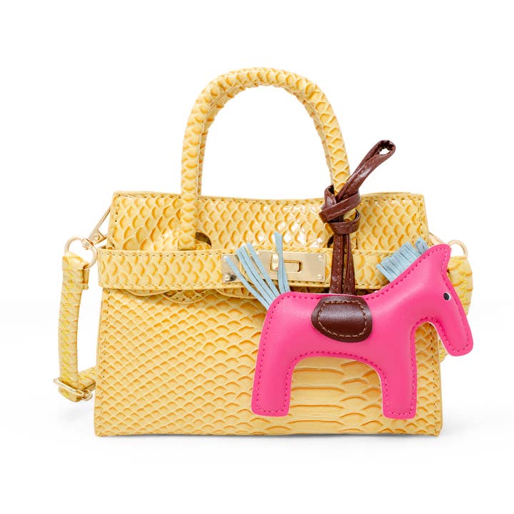 Tiny Treats and ZOMI GEMS - Wholesale Shoulder Bag - Kids - Vivid Crocodile Pony Handbag