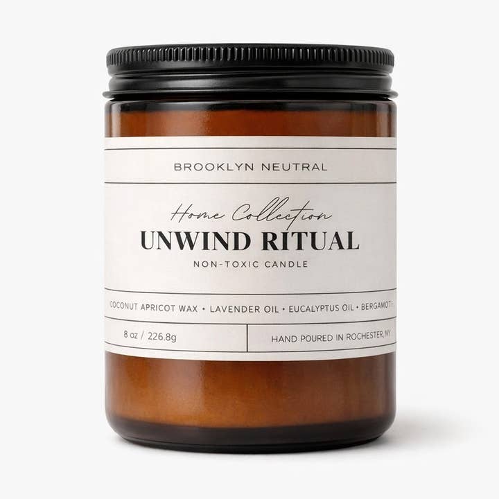 UNWIND RITUAL Kokosvaxljus för wholesale av Brooklyn Neutral