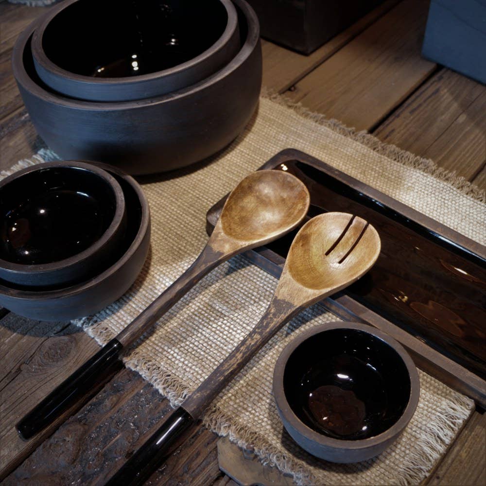 EARTHWARE - Wholesale Bowl - Mango wood salad bowl Jack L1