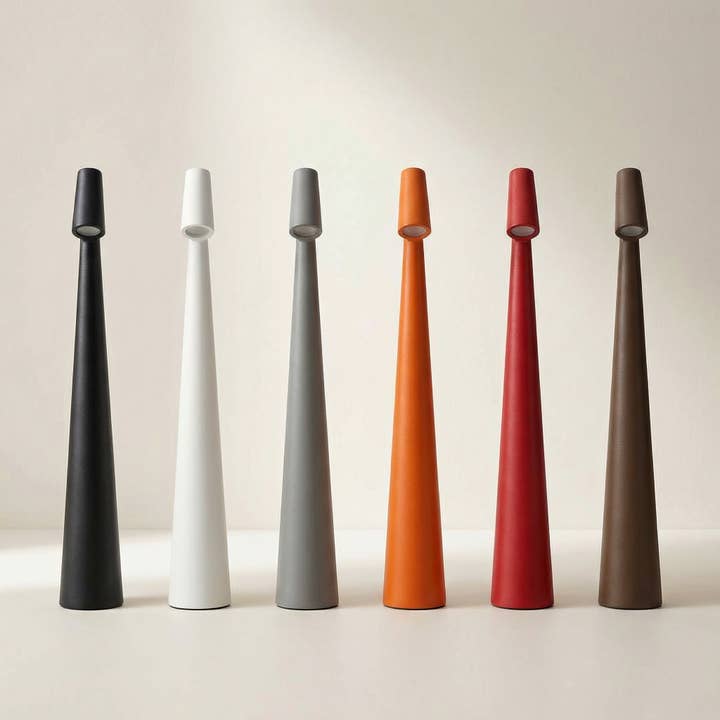 Minimalist Cone Lamp | Portable LED Table Lamp | USB Powered for wholesale by Kiyo Home