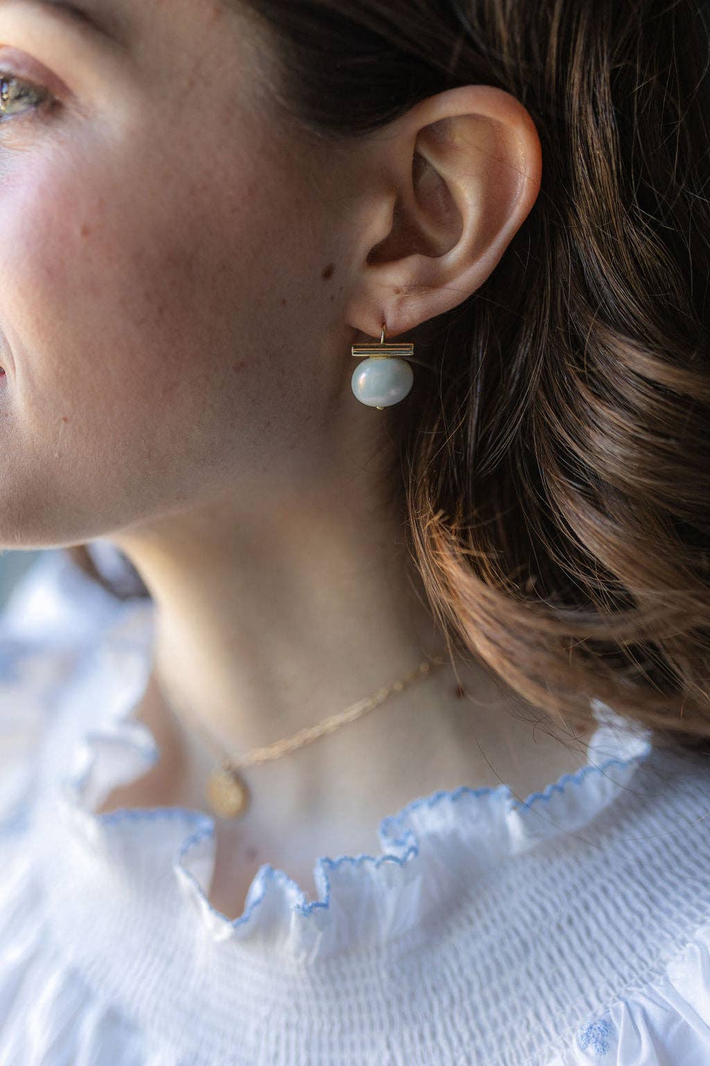 Lenora – Camisa de noite - Mulher por atacado – CAMISOLA DE NOITE DE MANGA COMPRIDA BORDADA EM ALGODÃO NANCY13