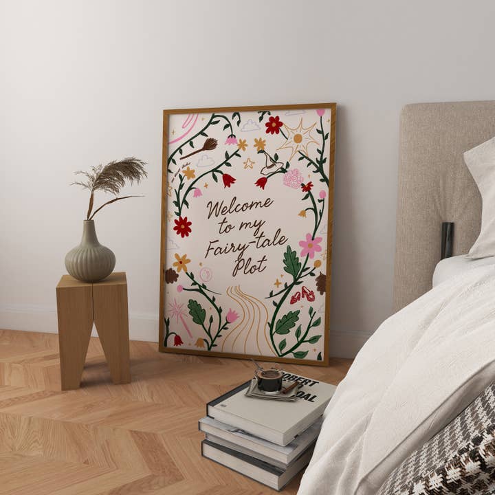 Welcome to My Fairy-Tale Plot Art Print Poster for wholesale by RM Decor Studio