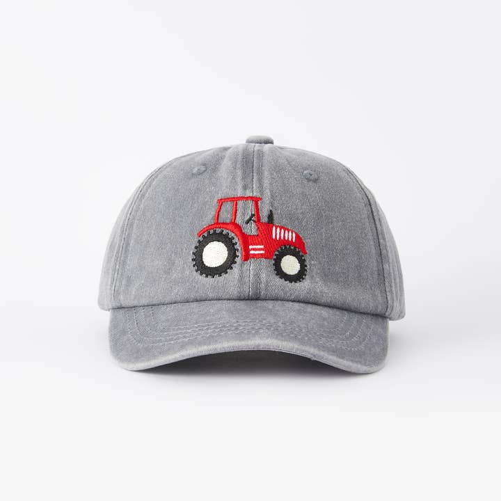 Auraquise - Wholesale Baseball Cap - Kids - Kid's Green Tractor Embroidered Baseball Cap8