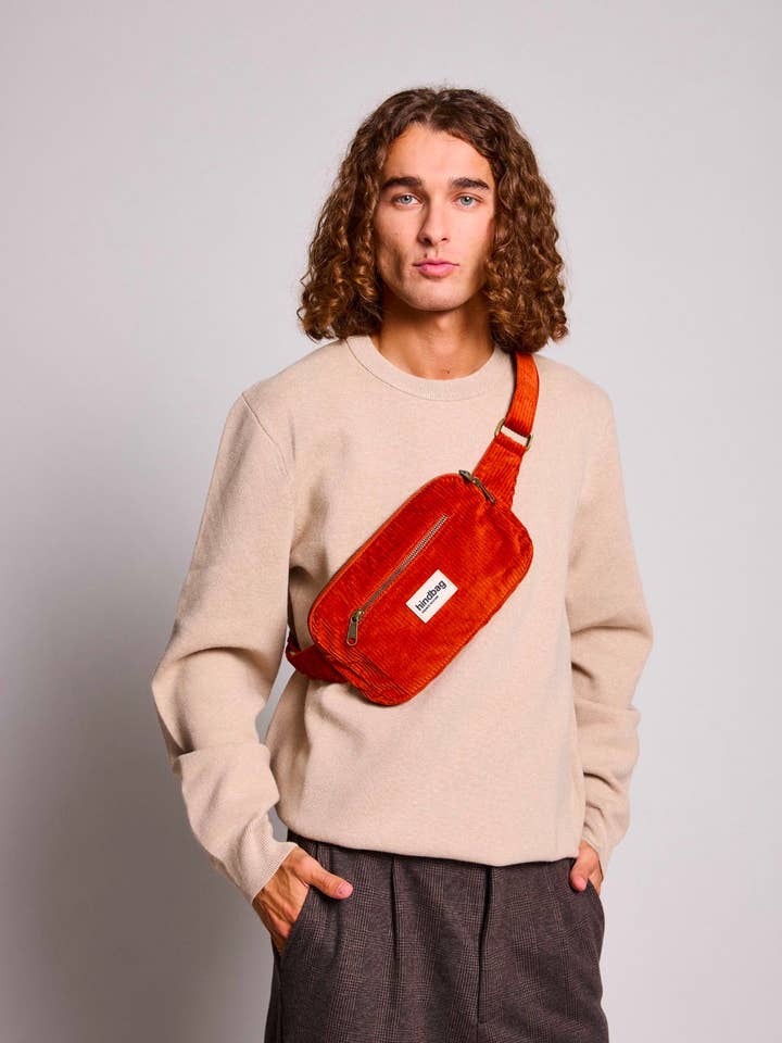 Harry Velour Bæltetaske Mursten for engroshandel hos Hindbag