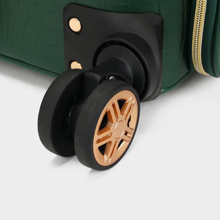 Tote&Carry - Wholesale Luggage - Apollo 2 Suitcase 2 Piece Set in Emerald Green14