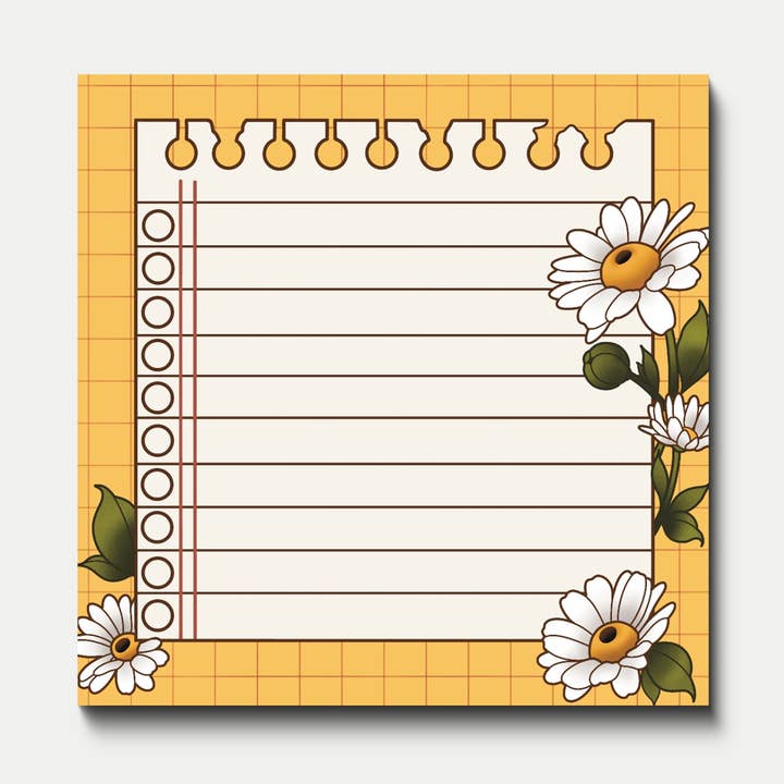 FlowerPower - Notepad for wholesale by Solid Gold / Naja-Marie Baumann