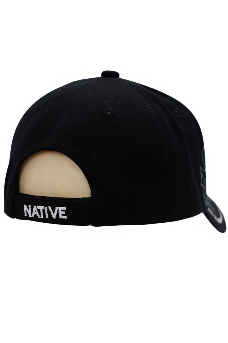 Cap Zone - Wholesale Baseball Cap - Unisex - Native Pride Tribal Longhorn Bull Baseball Cap2