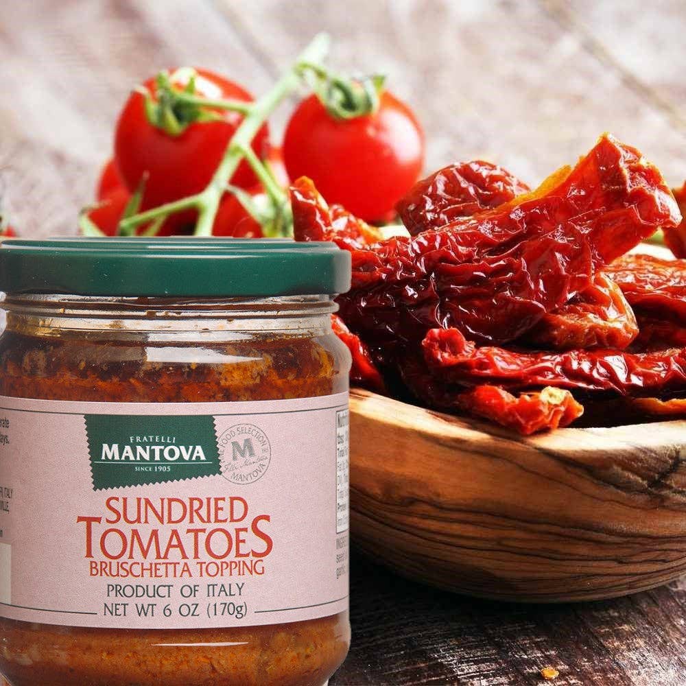 Fine Italian Food - Wholesale Pasta Sauce - Mantova Sundried Tomato Bruschetta, 6 oz.1