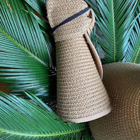 Embellish Your Life - Vente Visière – femme - Visière en paille compressible2